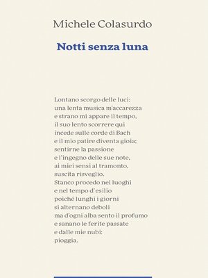 cover image of Notti senza luna